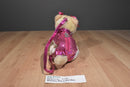 Poochie and Co. Tan Pomeranian Pink Sequins 2014 Plush Bag Purse