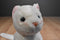 Ty Buddy Flip White Cat With Blue Eyes and Pink Bow Beanbag Plush