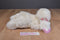Animal Alley White Poodle with Pink Ears and Bows 2000 Beanbag Plush
