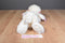 Animal Alley White Poodle with Pink Ears and Bows 2000 Beanbag Plush
