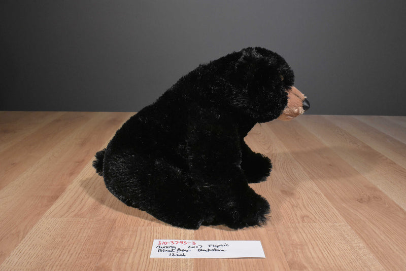 Aurora Flopsie Black Bear Blackstone 2017 Beanbag Plush