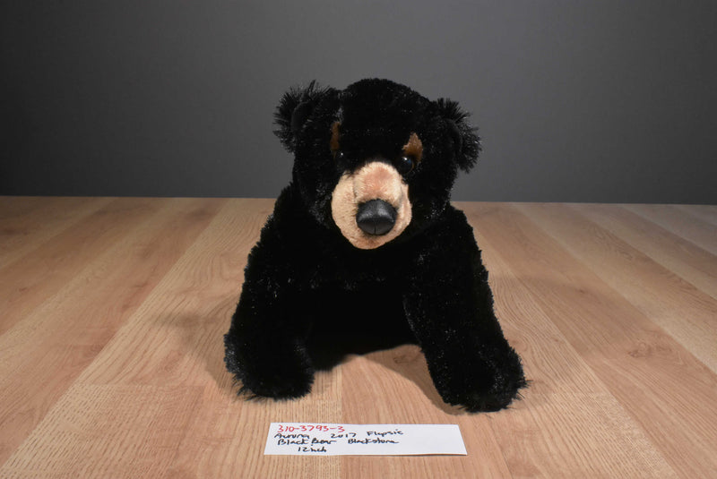 Aurora Flopsie Black Bear Blackstone 2017 Beanbag Plush