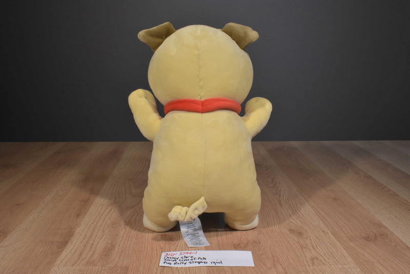 Disney Store The Secret Lives of Pets Sleeping Pug Rolly Plush