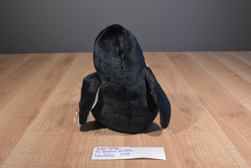 Ty Beanie Buddy Waddles Penguin 1998 Beanbag Plush