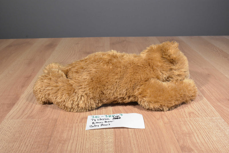 Ty Classic Baby Paws Brown 2011 Beanbag Plush