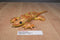 Rainforest Cafe Orange and Gold Gecko Lizard Beanbag Plush