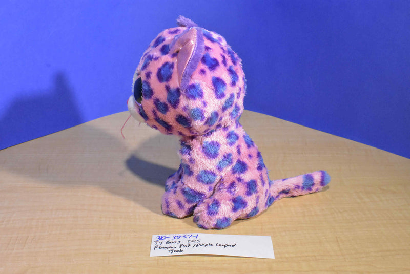 Ty Beanie Boos Reagan Leopard 2015 Beanbag Plush
