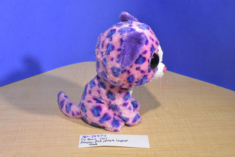 Ty Beanie Boos Reagan Leopard 2015 Beanbag Plush