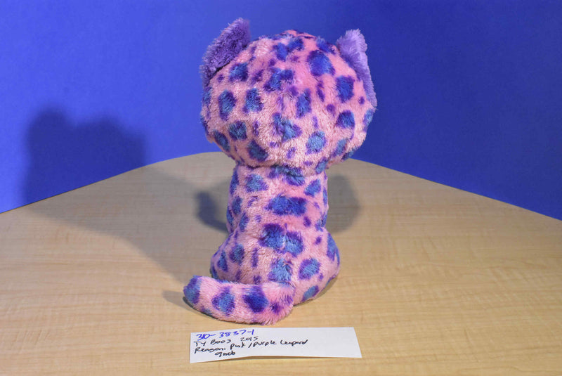 Ty Beanie Boos Reagan Leopard 2015 Beanbag Plush