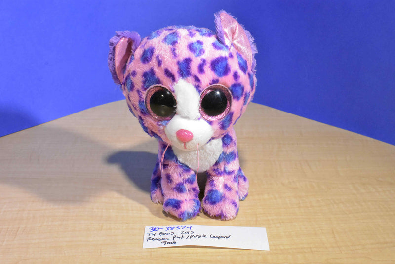 Ty Beanie Boos Reagan Leopard 2015 Beanbag Plush