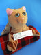 Tonka Pound Purries Brown Tabby Cat 1985 Plush