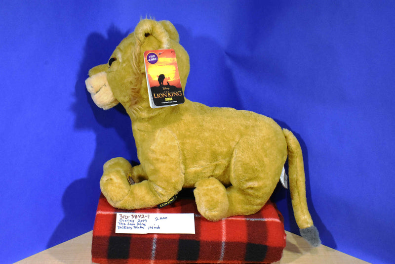 Just Play Disney Lion King Simba Talking 2019 Plush