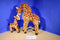 Aurora Mom Giraffe And Baby Calf plush