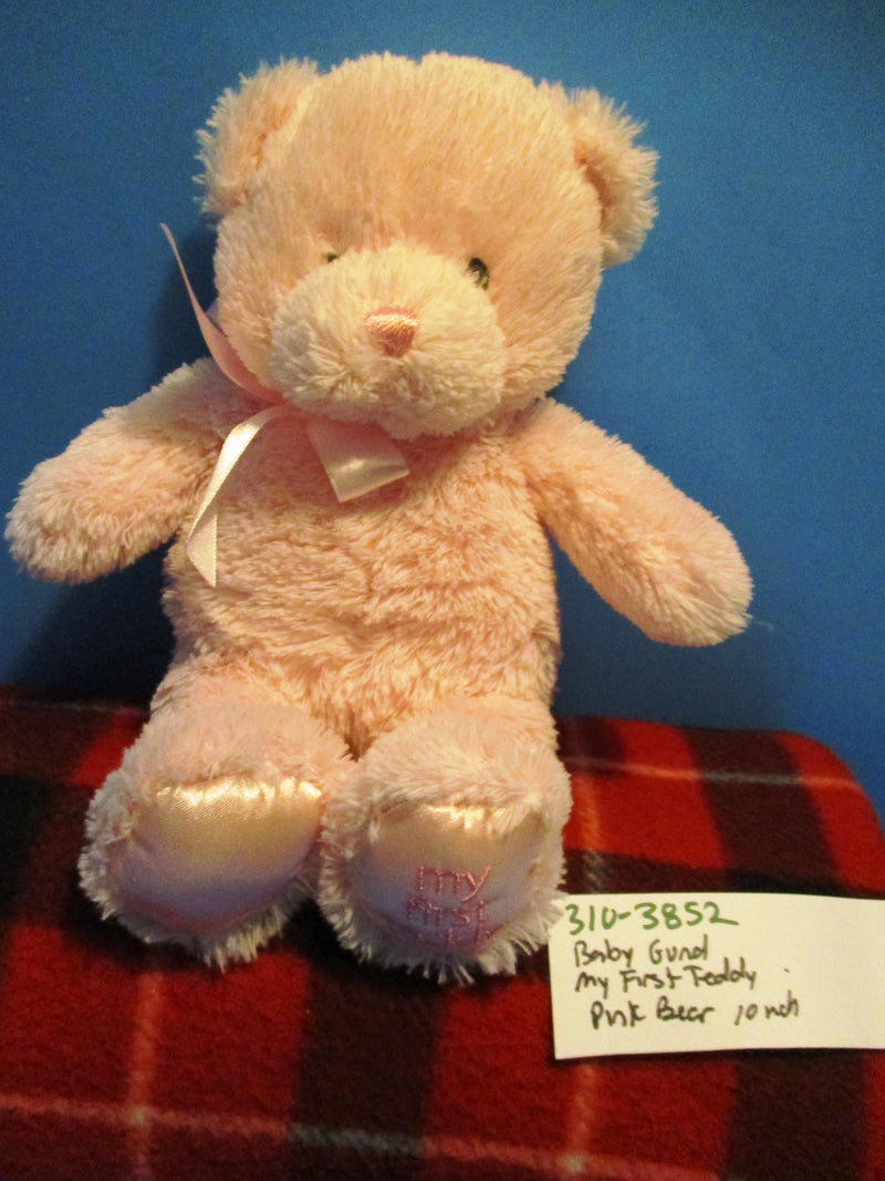 Baby Gund My First Teddy Pink Bear Plush