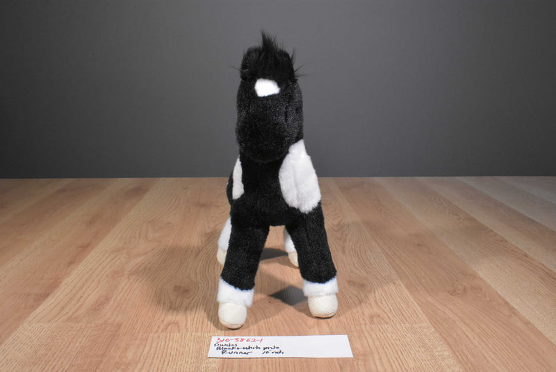 Douglas Runner the Black and White Pinto Horse Pony Plush