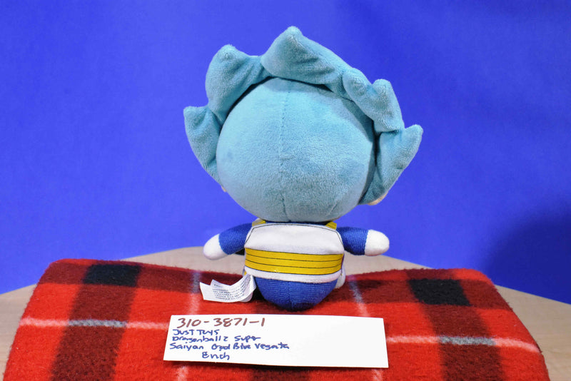 Just Toys Dragon Ball Z Super Saiyan God Blue Vegata Beanbag Plush