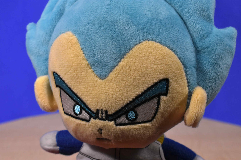 Just Toys Dragon Ball Z Super Saiyan God Blue Vegata Beanbag Plush