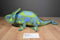 Blue and Green Chameleon Plush