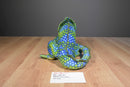 Blue and Green Chameleon Plush