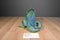 Blue and Green Chameleon Plush