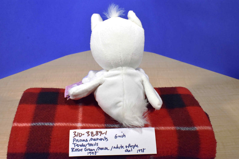 Enesco Precious Moments Tender Tails Rosie Mouse and Hoot Owl 1998 Beanbag Plushes