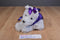Poochie and Co. Westie Purple Sequins Plush Bag Purse