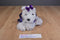 Poochie and Co. Westie Purple Sequins Plush Bag Purse
