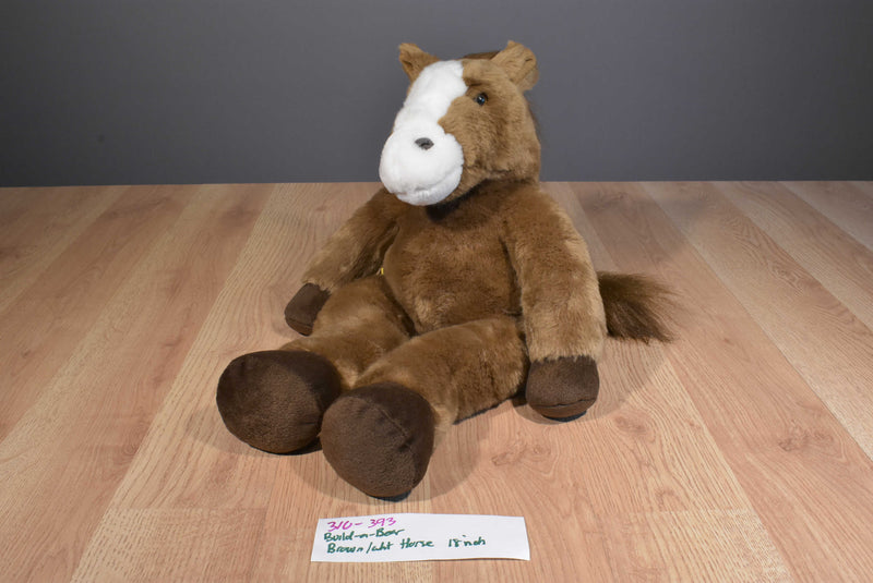 Build-A-Bear Brown Horse Beanbag Plush