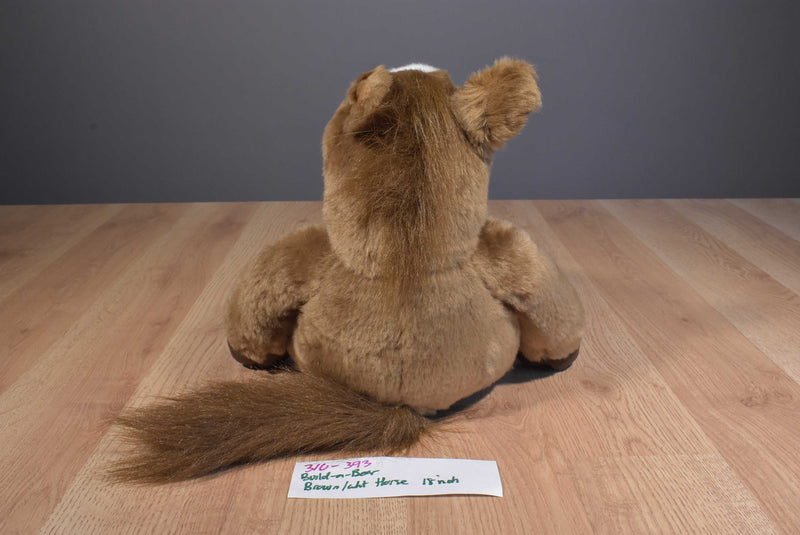 Build-A-Bear Brown Horse Beanbag Plush