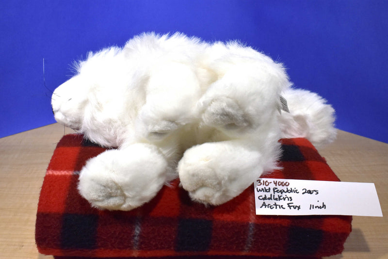 Wild Republic Cuddlekins White Arctic Fox 2005 Beanbag Plush