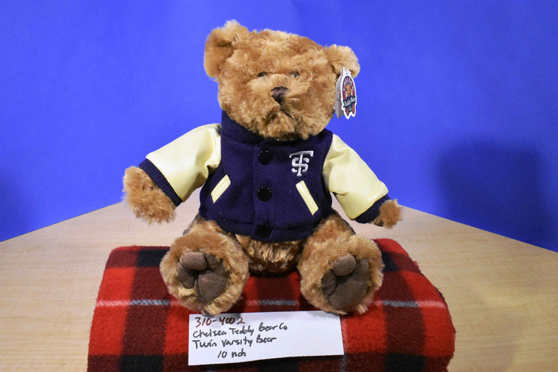 Chelsea Teddy Bear Co. TS ST Letter Jacket Plush