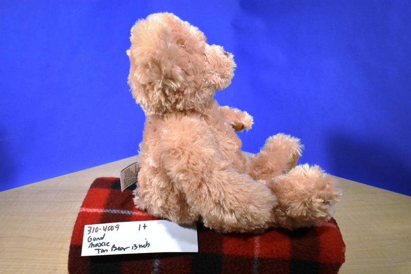 Gund Maxie Tan Teddy Bear Beanbag Plush
