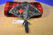 Aurora Mini Flopsies Grey Mottled Stingray beanbag plush