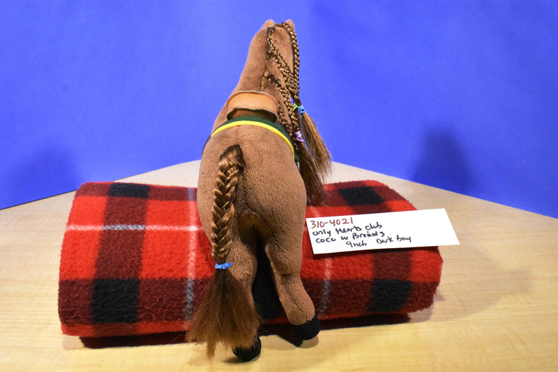 Only Hearts Club Coco Brown  Horse with Braids Poseable Plush