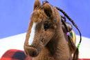 Only Hearts Club Coco Brown  Horse with Braids Poseable Plush