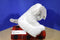 Hugfun White and Grey Puppy Dog Plush