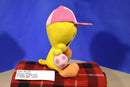 Warner Bros. Tweety Pink Cap and Soccer Ball Plush