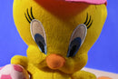 Warner Bros. Tweety Pink Cap and Soccer Ball Plush