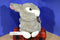 Kids of America Gray and White Bunny Rabbit Plush