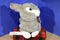 Kids of America Grey and White Bunny Rabbit Plush