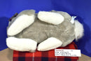 Kids of America Gray and White Bunny Rabbit Plush