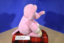Animal Adventure Pink and Yellow Elephant 2013 Beanbag Plush