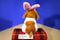 Best Made Toys Saint Bernard Puppy With Pink Bunny Rabbit Ears 2009 plush