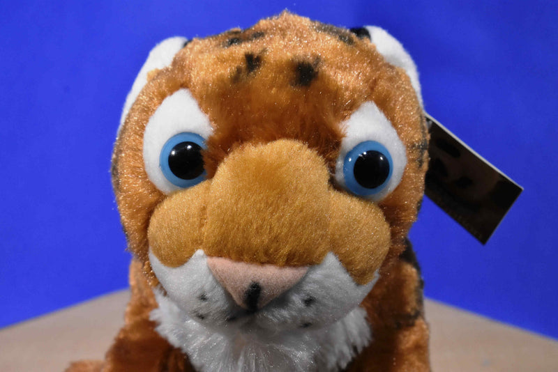 Wild Republic WWF Bengal Tiger Cub 2016 Beanbag Plush with Blue Eyes