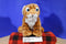 Wild Republic WWF Bengal Tiger Cub 2016 Beanbag Plush with Blue Eyes