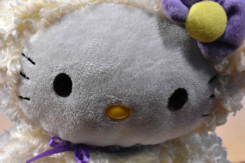 Ty Beanie Babies Hello Kitty Yellow Easter Lamb 2011 Beanbag Plush