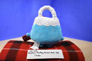 Just Play Moose Shopkins Blue Purse Handbag Harriet 2016 Beanbag Plush