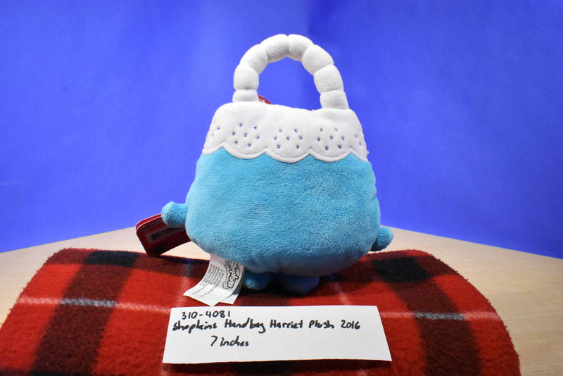 Just Play Moose Shopkins Blue Purse Handbag Harriet 2016 Beanbag Plush