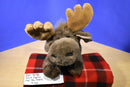 Aurora A&A Flopsies Mel the Brown Moose Beanbag Plush