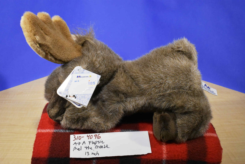 Aurora A&A Flopsies Mel the Brown Moose Beanbag Plush